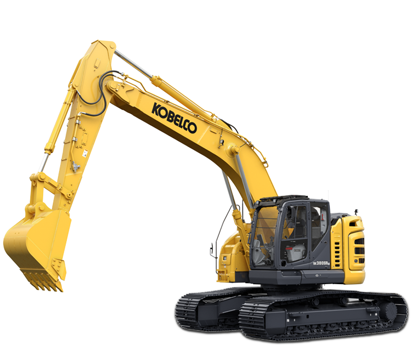 Short Rear Swing Excavator | SK380SRLC-7 | KOBELCO USA